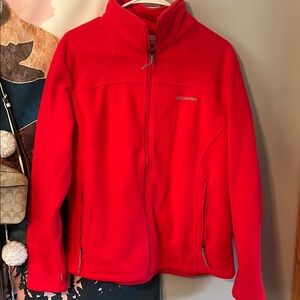 Columbia Bold Red Full-Zip Jacket
